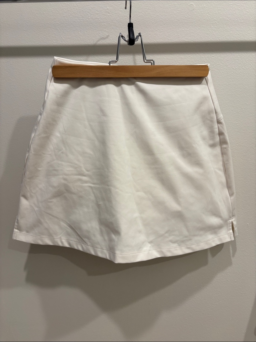 girlfriend collective cream High-Rise Active Skirt/Skort